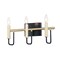 Maxim Lighting Sullivan 3-Light " Wide Black / Gold Vanity Light 10253BKGLD - alternate 1